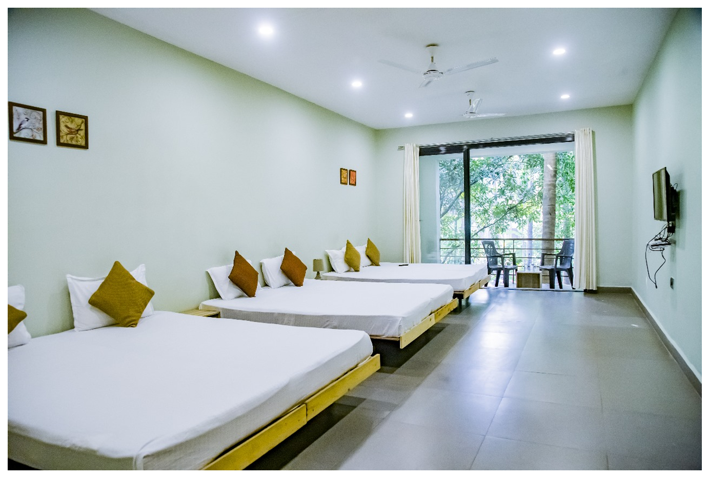 Dormitory 01 (Room 104) — Group Camp 3-Bed Space